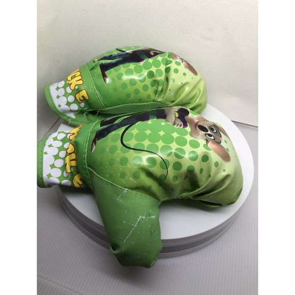 CHUCK E. CHEESE Kids Boxing 13" Tight Foam PUNCHING HANG BAG & BOXING GLOVES Set - Picture 6 of 16